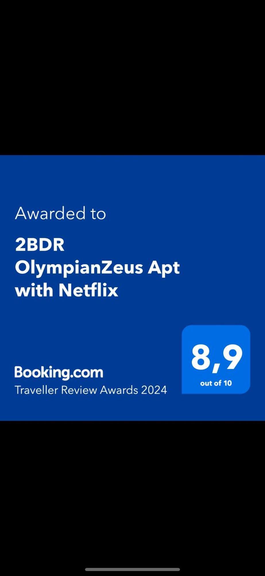 2Bdr Olympianzeus Apt With Netflix Афины Экстерьер фото
